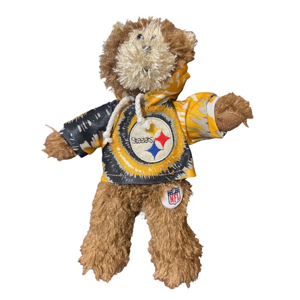 Good Stuff Pittsburgh Steelers NFL Teddy Bear Plush Stuffed Animal Hoodie 10"